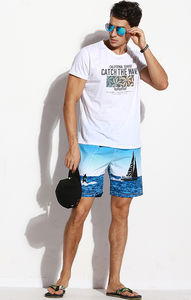 Фото - Шорты пляжные разноцветные с рисунком - Men box