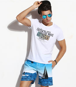 Фото - Шорты пляжные разноцветные с рисунком - Men box