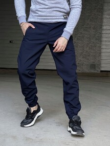 Фото - Штани утеплені Intruder SoftShell Basic темно-сині - Men box