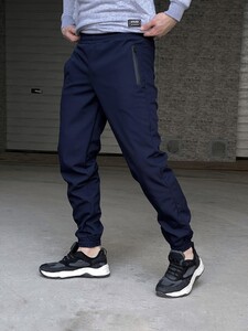 Фото - Штани утеплені Intruder SoftShell Basic темно-сині - Men box