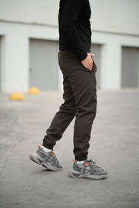Фото - Зимові джогери Intruder SoftShell Basic кольору хакі - Men box