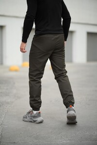 Фото - Зимові джогери Intruder SoftShell Basic кольору хакі - Men box