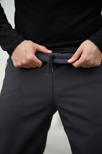 Фото - Зимові штани чоловічі Intruder SoftShell Basic сірі - Men box