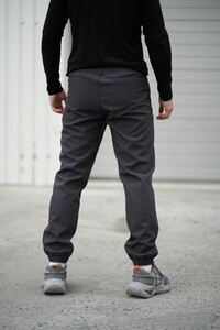 Фото - Зимові штани чоловічі Intruder SoftShell Basic сірі - Men box