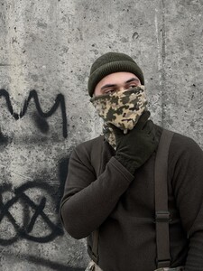 Фото - Бафф чоловічий камуфляжний флісовий Intruder піксель кольору хакі - Men box