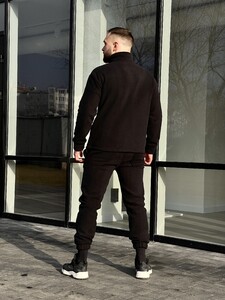 Фото - Базовый флисовый костюм Intruder Fleece черного цвета - Men box