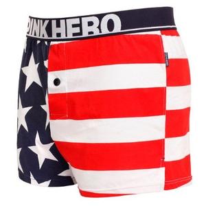 Фото - Мужские семейные трусы с рисунком звезд и красными полосами Pink Hero - Men box