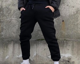 Фото - Трикотажные штаны Intruder Fleece на флисе черного цвета - Men box