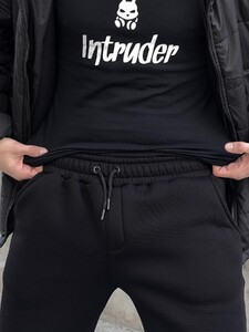 Фото - Трикотажні штани Intruder Fleece на флісі чорного кольору - Men box