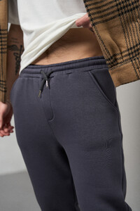 Фото - Спортивні штани на флісі Intruder Fleece темно-сірі - Men box