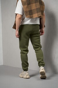 Фото - Штани чоловічі Intruder Fleece тринитка кольору хакі - Men box