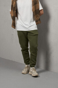 Фото - Штани чоловічі Intruder Fleece тринитка кольору хакі - Men box