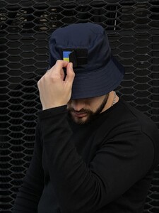 Фото - Синя панама від Intruder із патріотичним принтом UA - Men box