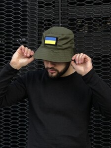 Фото - Панама у кольорі хакі Intruder із прапором України - Men box