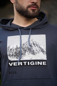 Фото - Худи для мужчин от Intruder Vertigine в цвете графит - Men box