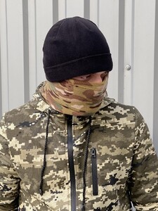 Фото - Чоловіча флісова шапка Intruder у чорному кольорі - Men box