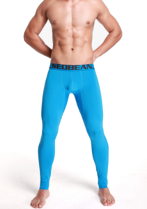 Фото - Термо кальсони спортивні від Seobean чоловічі блакитного кольору - Men box