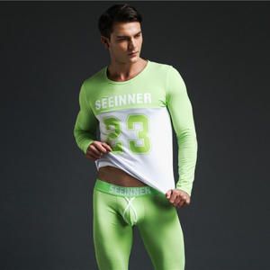 Фото - Хлопковый комплект Seeinner салатового цвета - Men box
