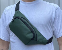 Фото - Базова чоловіча поясна сумка Intruder у кольорі хакі - Men box