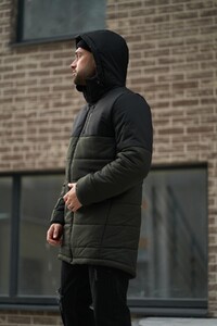 Фото - Двухцветная куртка от Intruder Fusion демисезонная - Men box