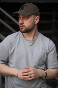Фото - Бавовняна бейсболка від Intruder Bunny кольору хакі - Men box