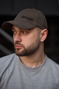 Фото - Брендована бейсболка Intruder mal у кольорі хакі - Men box