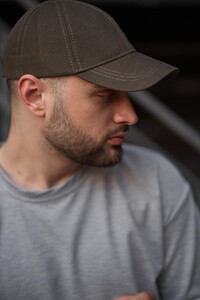 Фото - Брендована бейсболка Intruder mal у кольорі хакі - Men box