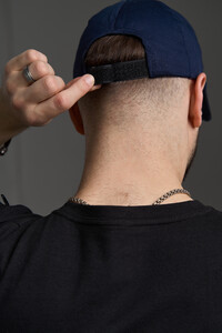 Фото - Всесезонная кепка Intruder MyCap в темно-синем цвете - Men box