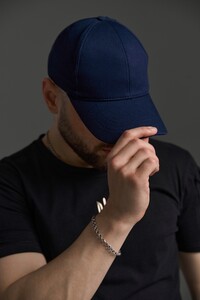Фото - Всесезонная кепка Intruder MyCap в темно-синем цвете - Men box