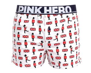 Фото - Стильные семейные трусы с рисунком королевской гвардии Pink Hero - Men box