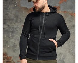 Фото - Повсякденна чоловіча кофта Intruder Cosmo чорного кольору - Men box