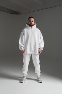 Фото - Оверсайз костюм на флісі від Intruder BOWL білого кольору - Men box