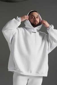 Фото - Оверсайз костюм на флісі від Intruder BOWL білого кольору - Men box