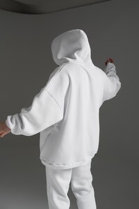 Фото - Оверсайз костюм на флісі від Intruder BOWL білого кольору - Men box