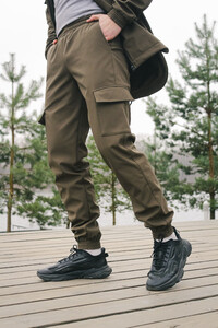 Фото - Чоловічі штани Intruder Softshell утеплені. Колір: хакі - Men box