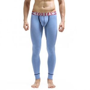 Фото - Подштанники мужские Seobean хлопковые голубого цвета - Men box