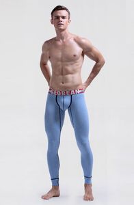 Фото - Подштанники мужские Seobean хлопковые голубого цвета - Men box