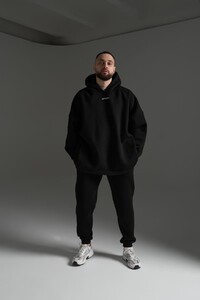 Фото - Утеплений оверсайз костюм Intruder BOWL чорного кольору - Men box