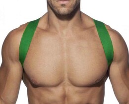 Фото - Портупея для чоловіків від бренду Pump зеленого кольору - Men box