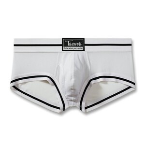 Фото - Мужские трусы боксеры от бренда Tauwell белого цвета - Men box