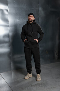 Фото - Базовий костюм на флісі Intruder Spirited Hot чорного кольору - Men box