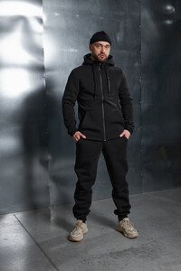 Фото - Базовий костюм на флісі Intruder Spirited Hot чорного кольору - Men box