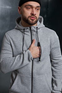 Фото - Теплый мужской костюм Intruder Spirited Hot серого цвета - Men box