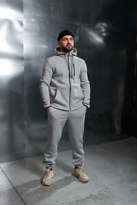 Фото - Теплый мужской костюм Intruder Spirited Hot серого цвета - Men box