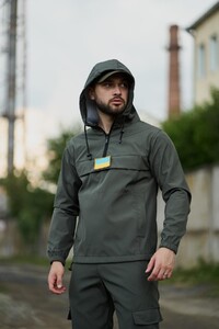 Фото - Анорак від бренду Intruder у кольорі хакі Terra - Men box