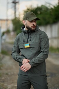 Фото - Анорак від бренду Intruder у кольорі хакі Terra - Men box