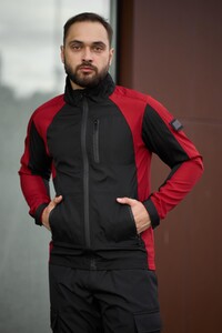 Фото - Чорно-червона чоловіча вітровка від Intruder iForce - Men box