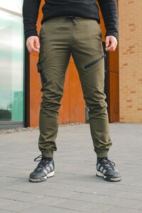 Фото - Джогери чоловічі Intruder Fast Traveller кольору хакі - Men box
