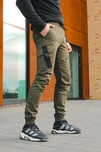 Фото - Джогери чоловічі Intruder Fast Traveller кольору хакі - Men box