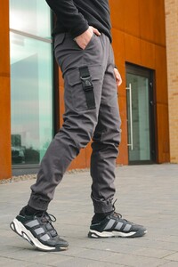 Фото - Штани Intruder Fast Traveller сірі з резинками внизу - Men box